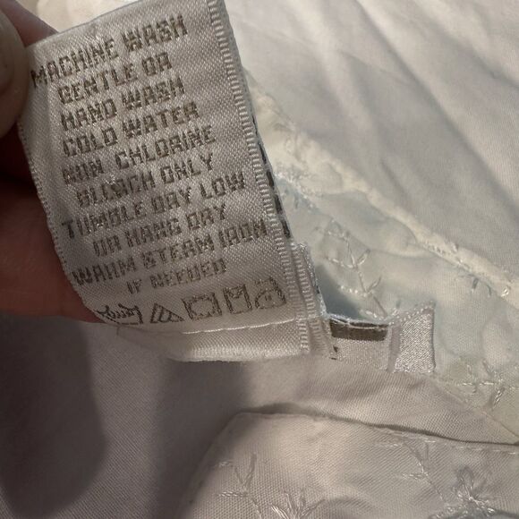 White Elegance Temple Dress Wedding Modest Church Maxi Bottom back Medium PLG - Picture 15 of 16